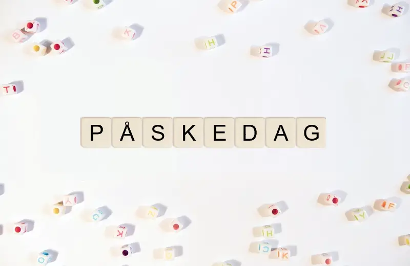 Alle mulige ord fra bogstaver PÅSKEDAG
